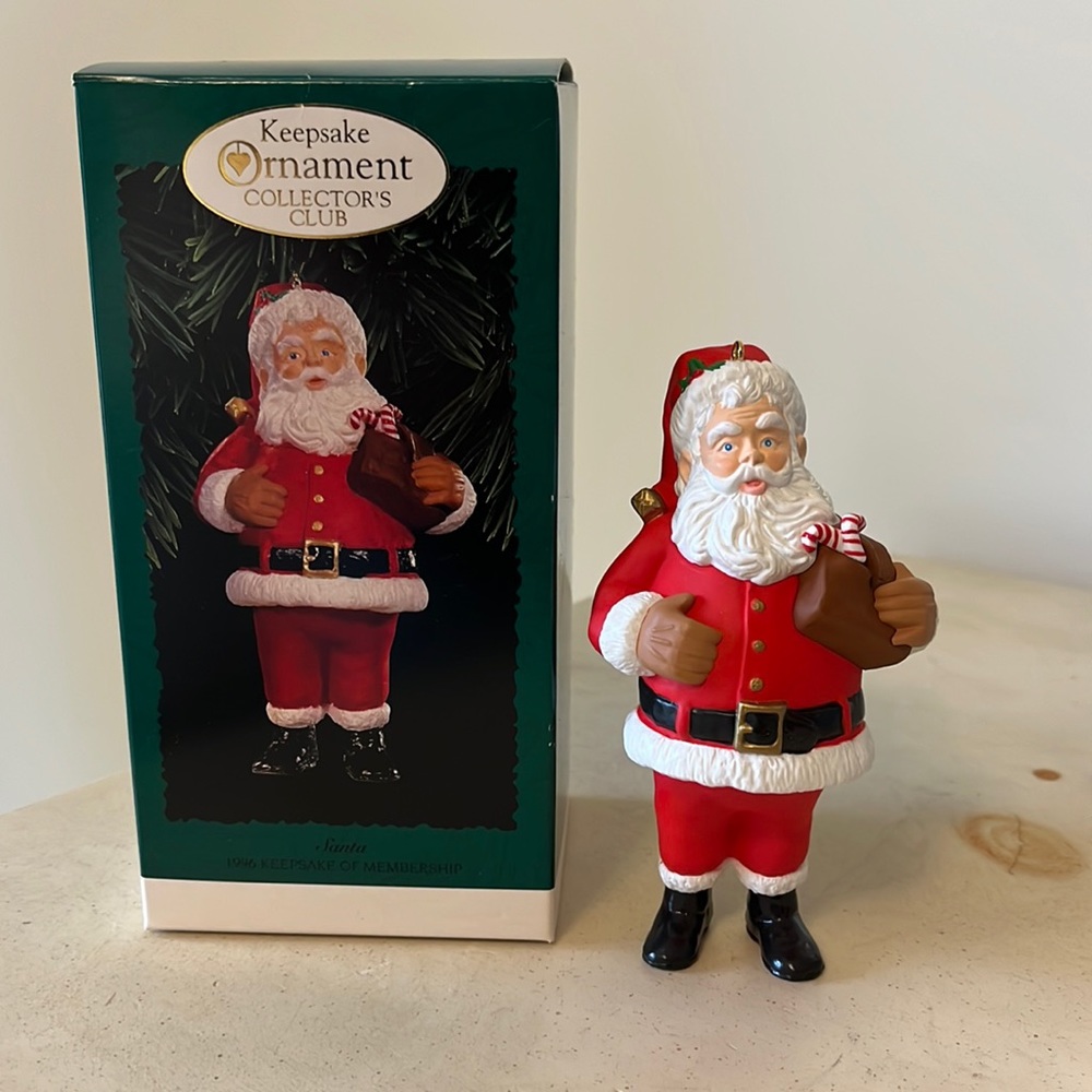 Hallmark Keepsake 1996 Santa Ornament